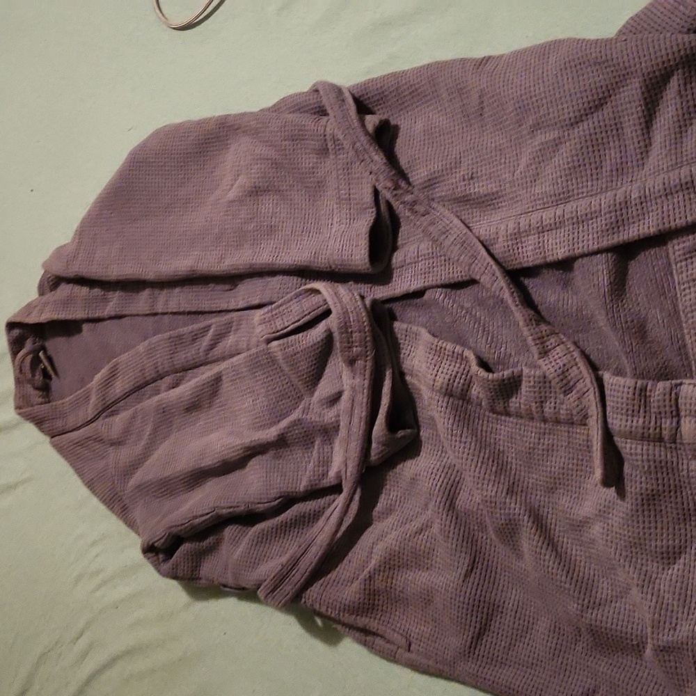 Dark grey robe